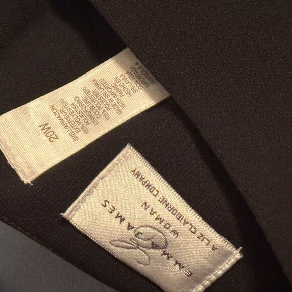 Emma James Black  Skirt With Decorative Chain Detail For Women Size 20W - Picture 5 of 12